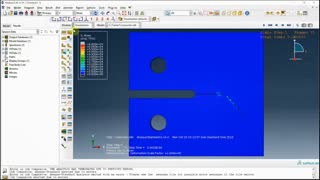 شبیه‌سازی رشد ترک XFEM در ورق کامپوزیتی در ABAQUS