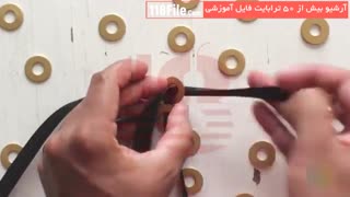 طرح دیدنی و خیره کننده گردنبند با واشر