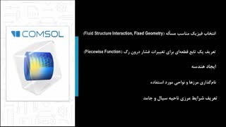 مدلسازی شبکه رگ های خونی در نرم افزار COMSOL