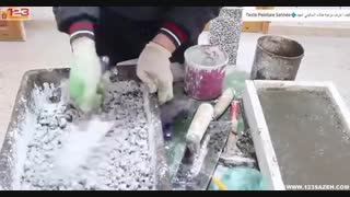 نحوه تولید واش بتن (به صورت دستی)