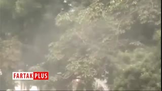 خنده هندی‌ها در میان طوفان