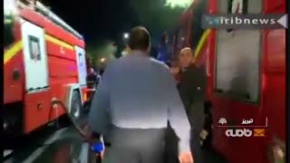 مهار آتش سوزی بازار تبریز در ساعت 3 بامداد