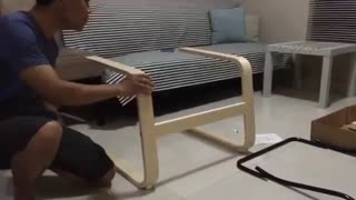 آموزش نصب صندلی pello ایکیا در سایت فروشگاه اینترنتی برجیسکو https://bergisco.com