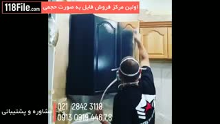 تزیین و رنگ آمیزی خلاقانه کابینت