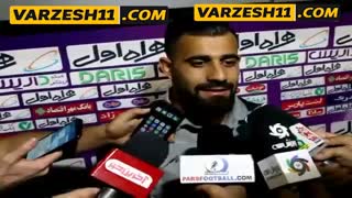 صحبت‌های جالب کنعانی‌زادگان پس  از دیدار با پرسپولیس