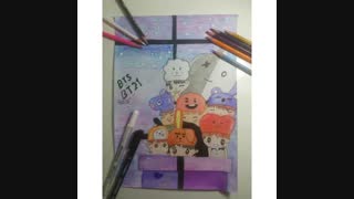 نقاشی من از BT21