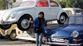 گردهمایی بزرگ خودرو‌های فولکس در شیراز