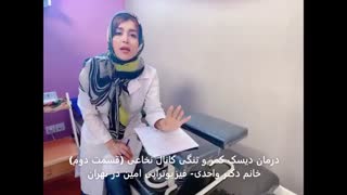 درمان دیسک کمر و تنگی کانال نخاعی (قسمت دوم)- فیزیوتراپی امین در شریعتی
