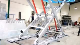 آسانسور ماشین مدل قیچی