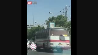 گذاشتن کولر گازی در شیراز روی اتوبوس خخخ