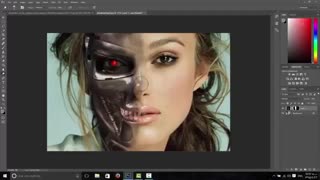 آموزش ساخت پوستر فیلم ترمیناتور در فتوشاپ
