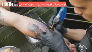 آموزش تاتو روی بدن