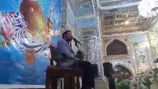 فرازی از تلاوت استاد حامد شاکرنژاد در آستان حضرت حسین بن موسی الکاظم(ع) طبس