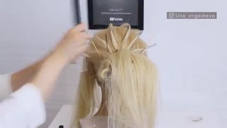 آموزش مدل مو شینیون فانتزی شلوغ- مومیس مشاور و مرجع تخصصی مو