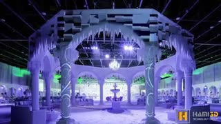 ویدئو مپینگ (نورپردازی سه بعدی)  تالار و هتل ها