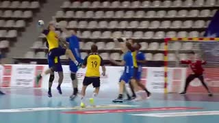 دیدار  تیم های ملی هندبال سوئد و فرانسه درقهرمانی جوانان جهان2019