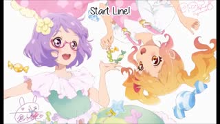 (HD) Aikatsu Stars! OP - Start Line! - Full mp3 + Lyrics