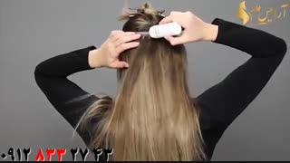 آموزش تکنیک های نصب اکستنشن مو چسبی