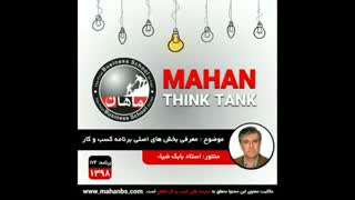 بخشهای اصلی مدل کسب و کار