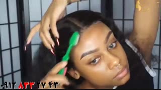 فیلم  آموزش تکنیک های قرار دادن کلاه گیس روی سر