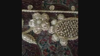 رومیزی سرمه دوزی