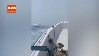 فرار ناوچه انگلیسی از دست نیروهای سپاه پاسداران