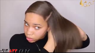 فیلم کراتینه مو + آموزش تکنیک های صاف کردن مو