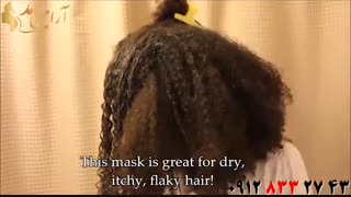 فیلم روش تهیه ماسک آبرسان مو با موز و عسل در خانه