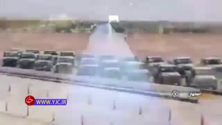 رونمایی از خودروهای تاکتیکی ارس 2 با حضور وزیر دفاع در اصفهان