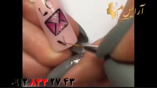 کلیپ آموزش انواع طراحی ناخن مناسب روز ولنتاین