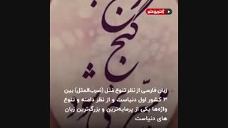 شگفتانه های زبان فارسی