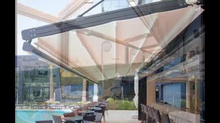 حقانی 09380039391-سقف متحرک حیاط رستوران- فروش سقف برقی باغ تالار