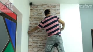 نصب کاغذ دیواری