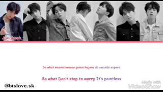 لیریک اهنگ so what  از بی تی اس (زیر نویس فارسی)