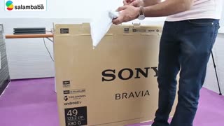 آموزش جعبه بگشایی تلویزیون سونی X8000G