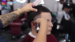 آموزش مدل مو مردانه خط دار- مومیس مشاور و مرجع تخصصی مو