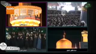 مراسم شام غریبان حسینی در مشهد مقدس