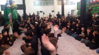 مداحی افغانی شب تاسوعای حسینی 1397 - 1440 - جواد واعظی - قم المقدسه - جمکران