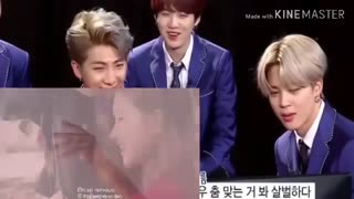 عکس العمل Bts به فیلم عروسی Jimin و Rose... چه خفنه @_@
