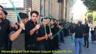 مراسم پایانی شاه حسین گویان حضرت ابوالفضل (ع) اخی جهان_ عاشورا 98_ قسمت اول