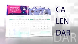 طراحی تقویم تخصصی 2020 - 2019