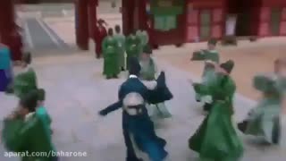 رقص امپراطور در سریال مهتاب نقاشی شده با ابرها!