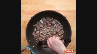 دستور آسان آشپزی:استیک گوشت