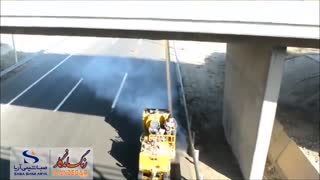 اجرای رنگ ترافیکی گرم