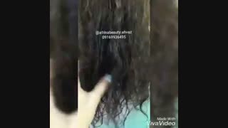 روش استفاده از مواد کراتینه مو