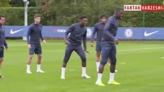 برترین لحظات تمرین چلسی در هفته گذشته