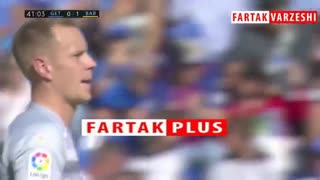 خلاصه بازی ختافه 0 - 2 بارسلونا
