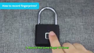 قفل امنیتی پیشرفته دارای اسکنر اثر انگشت