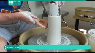 فیلم آموزش سفالگری با چرخ