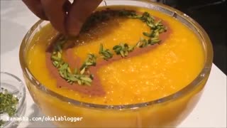 آموزش تزیین شله زرد نذری